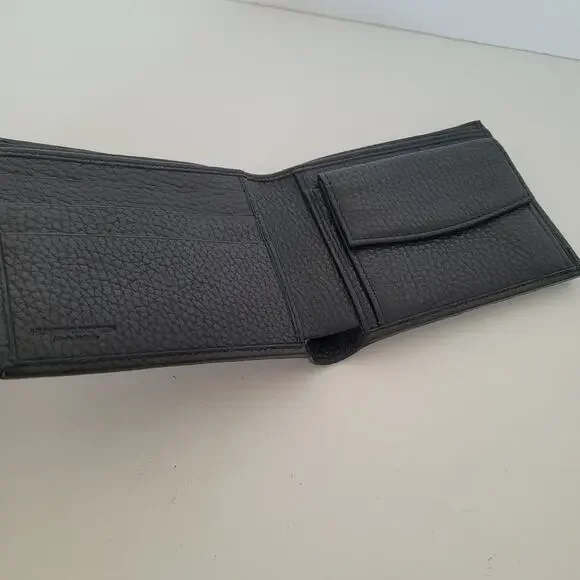 Hunting World Designer Olive Black Wallet Italian Canvas Leather Quality New